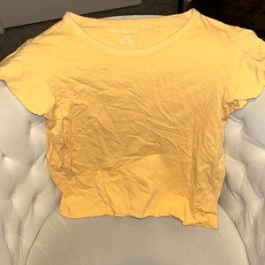 Light Orange Crop Top